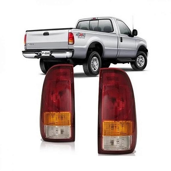 Lanterna f250 ford de 1999 a 2019 traseira lado direito