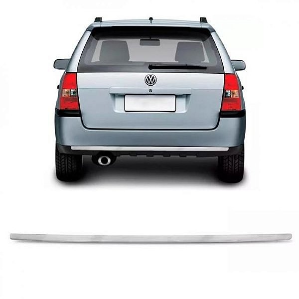 Friso do para choque parati volkswagen de 1996 a 1999 traseiro cromado crossover
