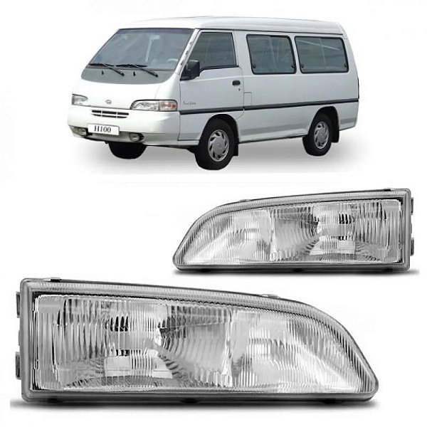 Farol h100 hyundai de 1995 a 1996 lado esquerdo