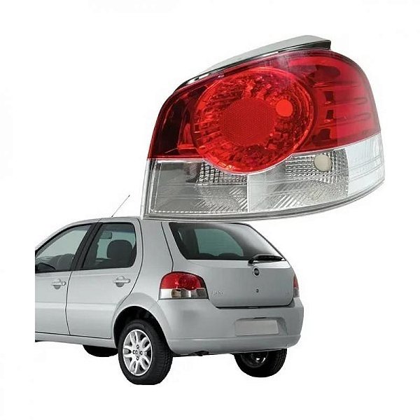Lanterna palio fiat de 2008 a 2009 lado esquerdo traseira tipo bola