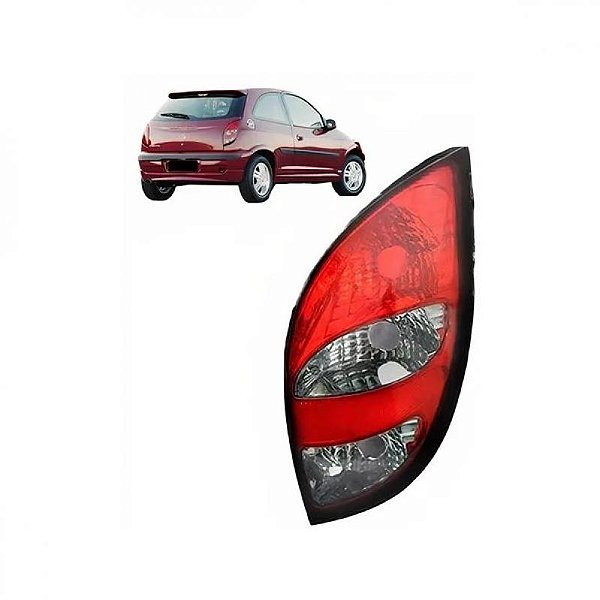 Lanterna celta chevrolet de 2000 a 2006 traseira lado direito fumê