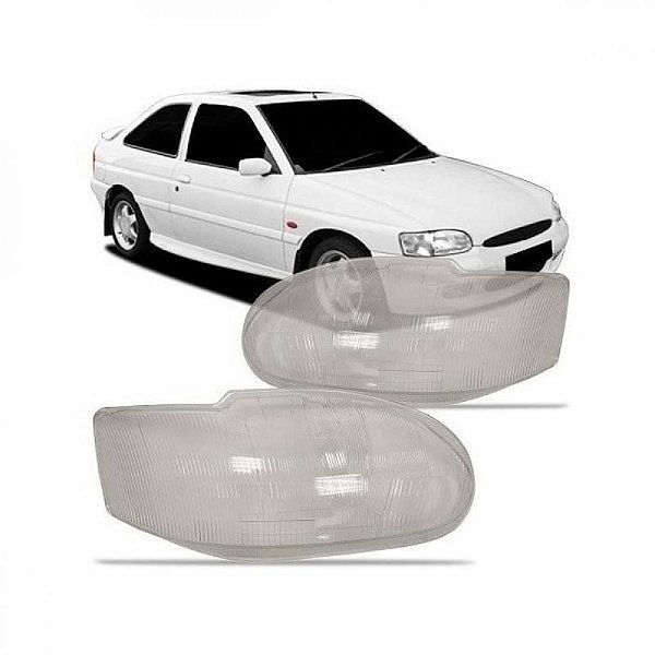 Lente de farol escort ford de 1997 a 2002 lado esquerdo