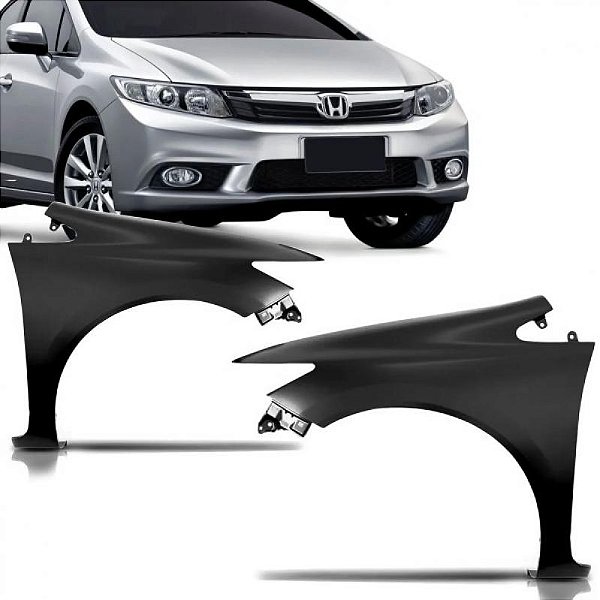 Para lama civic honda de 2012 a 2016 lado esquerdo
