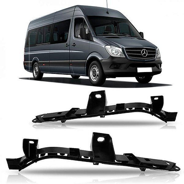 Suporte guia de para choque e para lama sprinter mercedes benz de 2017 a 2019 lado direito dianteiro