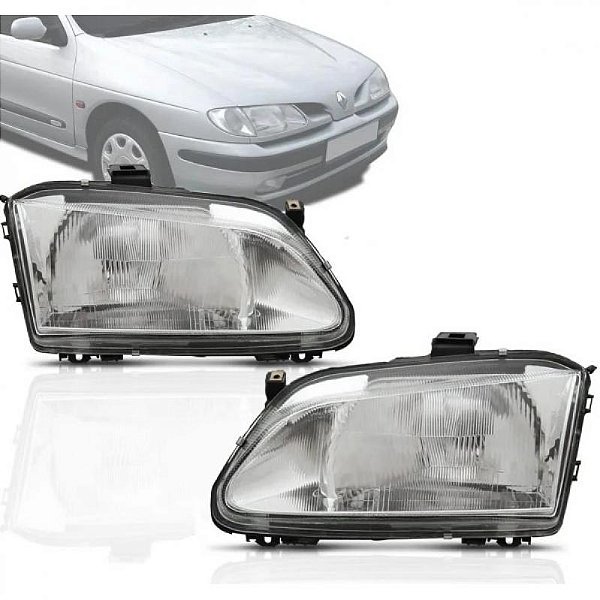 Farol megane renault de 1996 a 1999 e scenic renault lado esquerdo