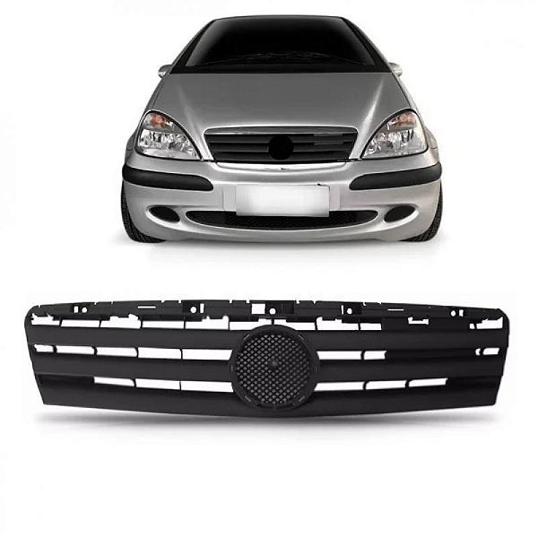 Grade do radiador classe a mercedes benz de 1999 a 2005 preta