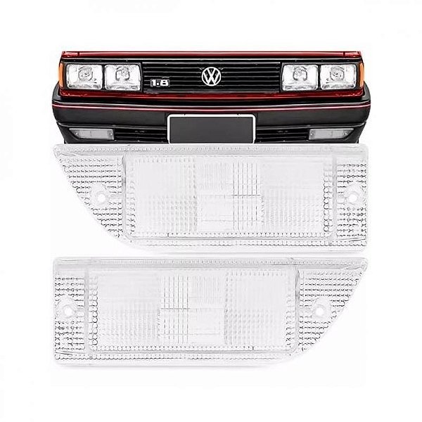 Lente passat volkswagen de 1985 a 1988 lado direito dianteira cristal em acrílico
