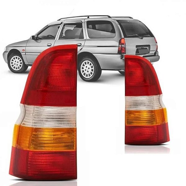 Lanterna escort ford de 1997 a 2002 traseira lado direito perua zetec