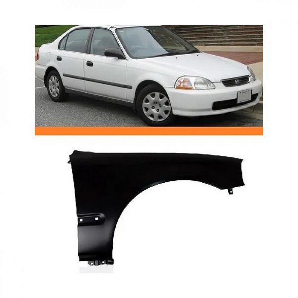 Para lama civic honda de 1996 a 1998 lado esquerdo