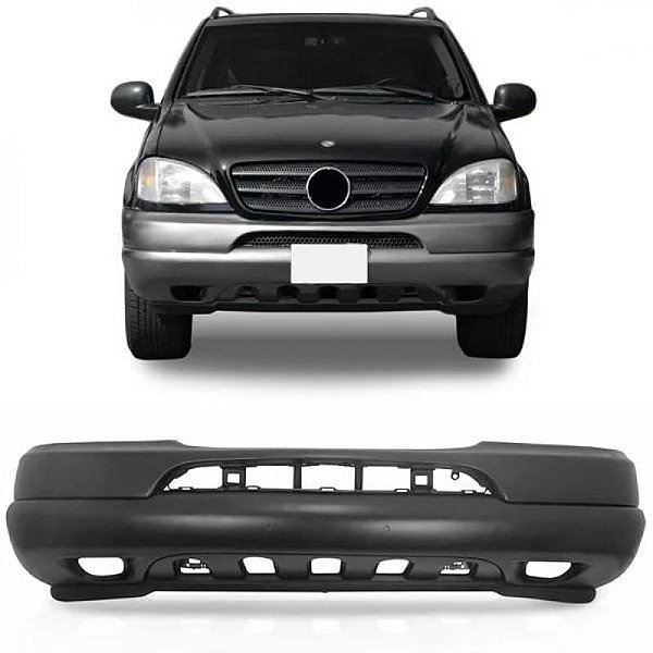 Para choque ml 320 mercedes benz de 1998 a 2000 dianteiro com acabamento em primer