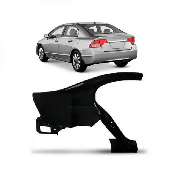 Lateral civic honda de 2007 a 2011 lado direito traseiro