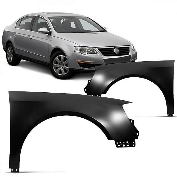 Para lama passat volkswagen de 2006 a 2010 lado esquerdo sem furo