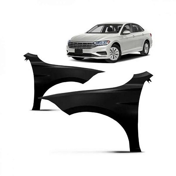 Para lama jetta volkswagen de 2019 a 2024 lado esquerdo sedã