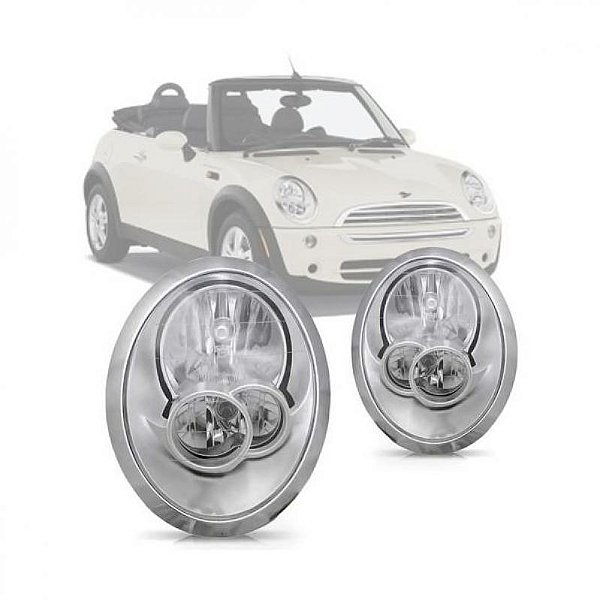 Farol cooper mini de 2005 a 2006 lado direito
