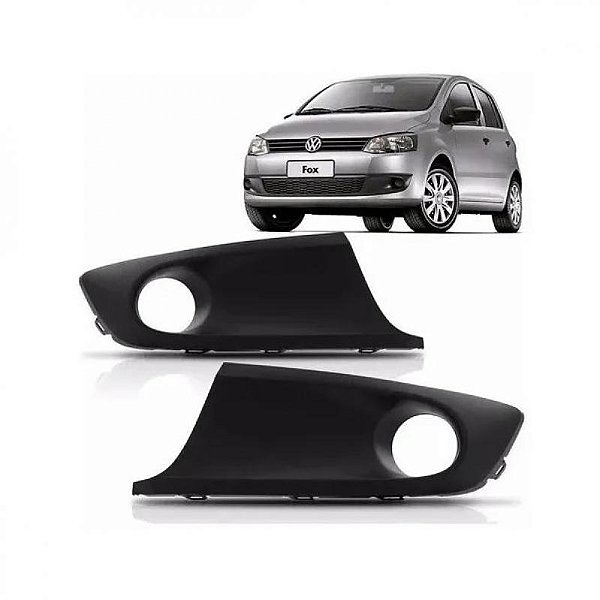 Grade do para choque fox volkswagen de 2010 a 2014 dianteira lado direito com furo