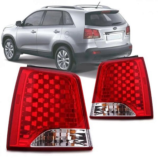 Lanterna sorento kia de 2010 a 2012 traseira lado direito sem soquete sem lâmpada sem LED