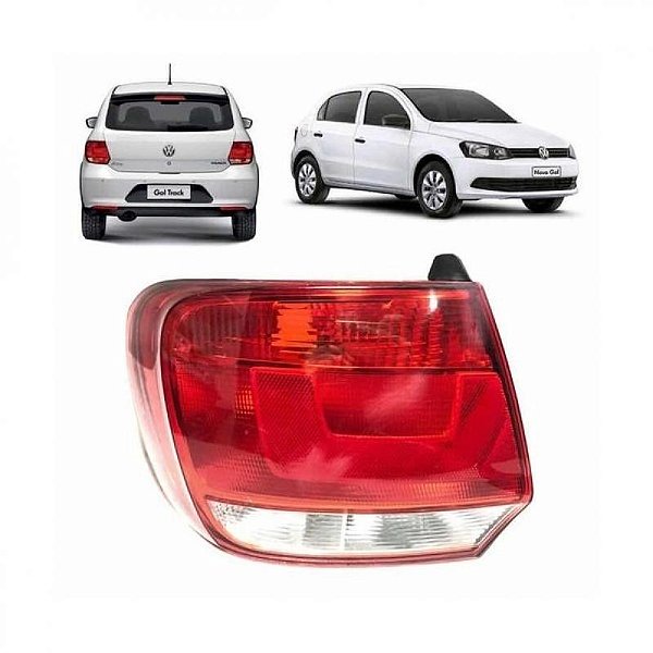 Lanterna gol volkswagen de 2013 a 2016 traseira lado direito cristal geração 6 valeo