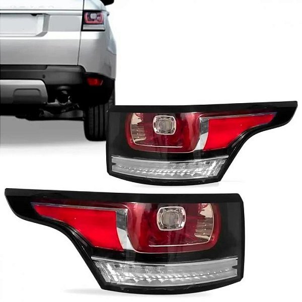 Lanterna range rover sport land rover de 2014 a 2018 traseira lado esquerdo com LED