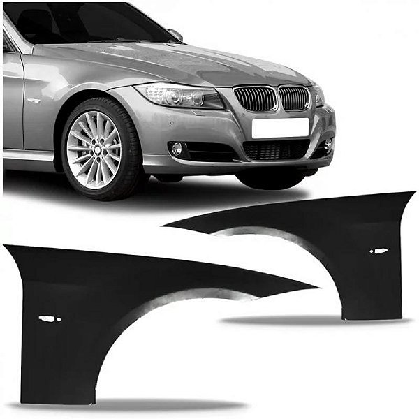 Para lama série 3 bmw de 2006 a 2011 lado esquerdo com furo para pisca