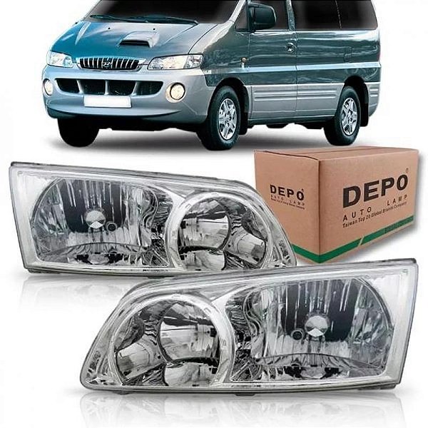 Farol starex hyundai de 1995 a 2003 lado direito