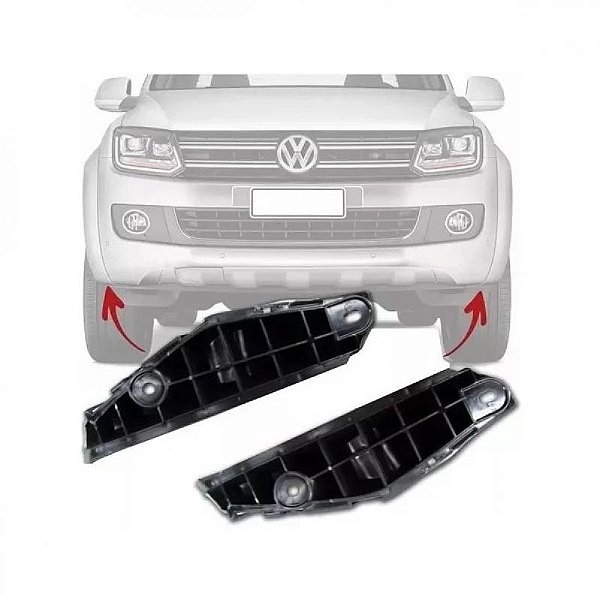 Guia para para choque amarok volkswagen de 2010 a 2016 dianteira lado direito