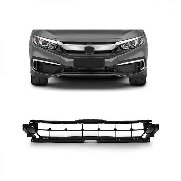 Grade do para choque civic honda de 2020 a 2021 dianteira central