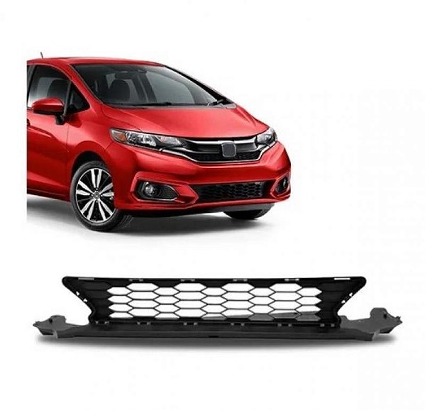Grade do para choque fit honda de 2018 a 2021 dianteira central