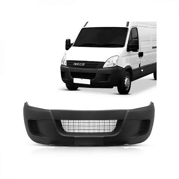 Grade filete do para choque daily iveco de 2008 a 2012 dianteiro preto sem furo
