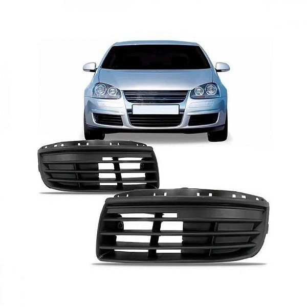 Grade do para choque jetta volkswagen de 2006 a 2010 lado esquerdo dianteiro sem furo