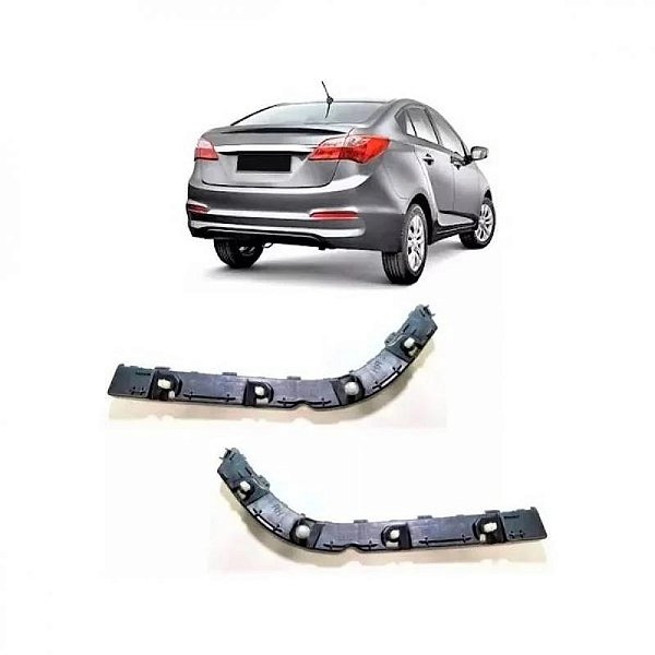 Suporte guia para choque hb20s hyundai de 2012 a 2019 traseiro lado esquerdo sedã