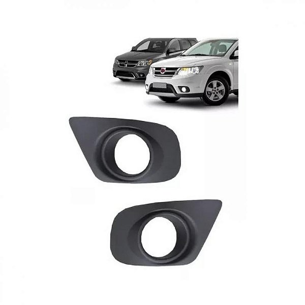 Grade lateral para choque journey dodge de 2012 a 2018 dianteira lado direito com furo