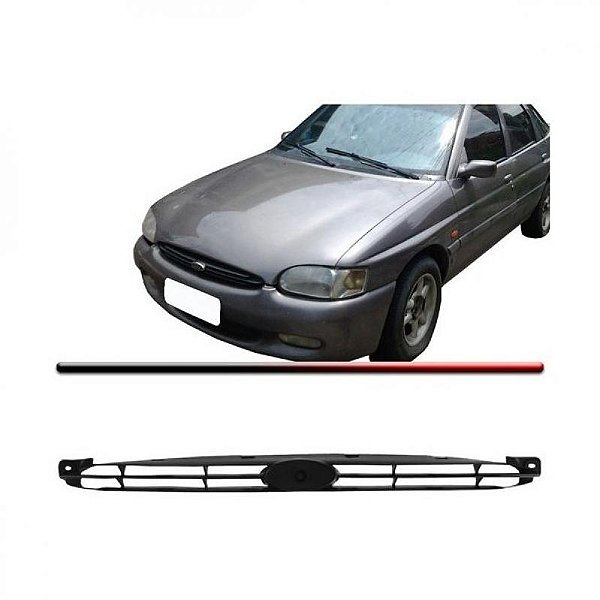 Grade do radiador escort ford de 1997 a 2002 preta zetec