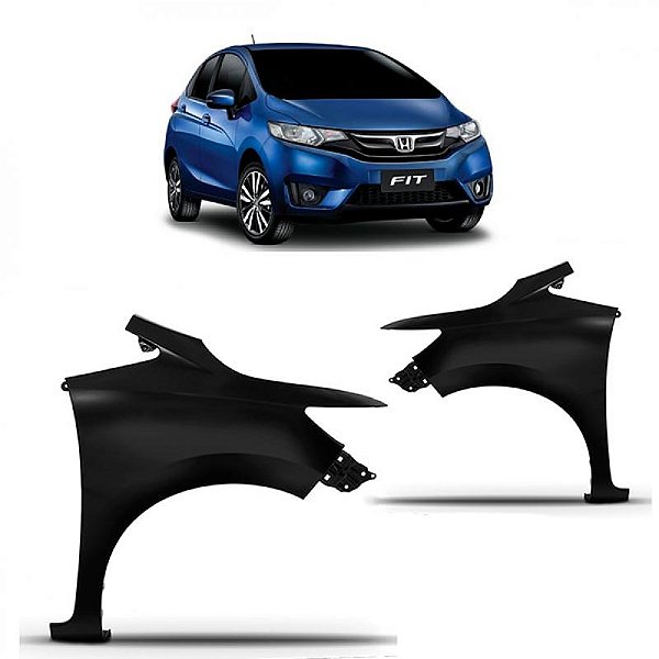 Para lama fit honda de 2014 a 2021 lado esquerdo sem furo