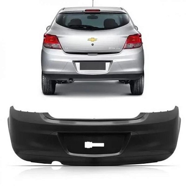Para choque onix chevrolet de 2012 a 2016 traseiro preto joy