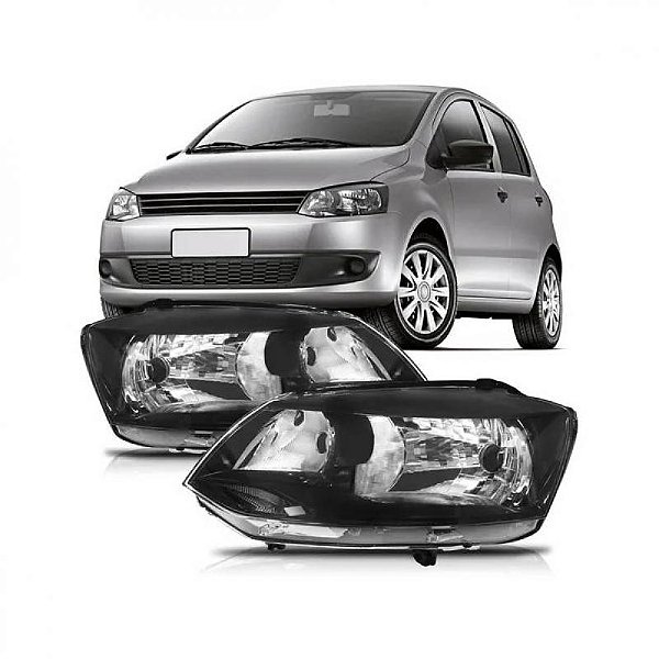 Farol fox volkswagen de 2010 a 2014 lado direito foco simples