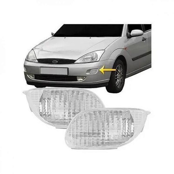 Lanterna focus ford de 1998 a 2003 dianteira lado direito cristal para para choque