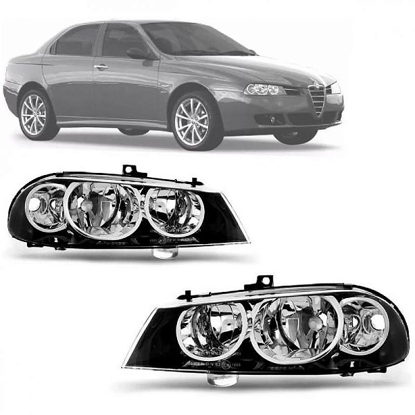 Farol 156 alfa romeo de 2003 a 2005 lado direito