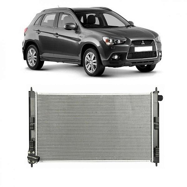 Radiador outlander mitsubishi de 2008 a 2013 e asx mitsubishi de 2011 a 2015 com ar manual ou automático
