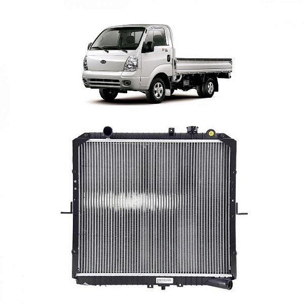 Radiador bongo k2700 kia de 2005 a 2011 2.7 e besta kia de 1999 a 2005 lanterna manual