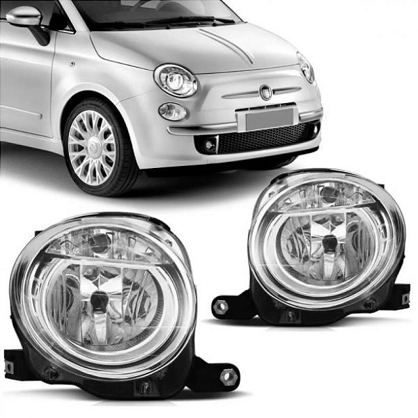 Farol 500 fiat de 2008 a 2017 lado direito superior elétrico sem motor