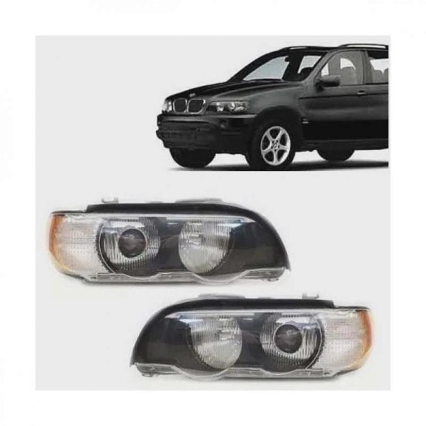 Farol x5 bmw de 2002 a 2003 lado direito