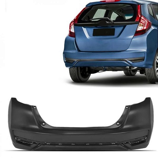 Para choque fit honda de 2018 a 2021 traseiro