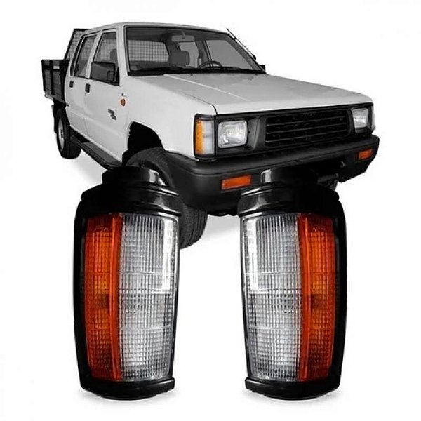 Lanterna l200 mitsubishi de 1992 a 2003 dianteira lado direito aro preto
