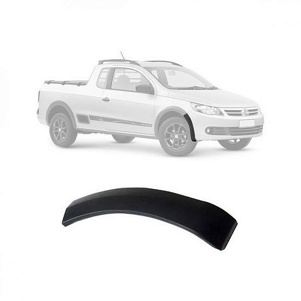 Moldura inferior para choque saveiro volkswagen de 2009 a 2012 dianteira lado direito geração 5 trend