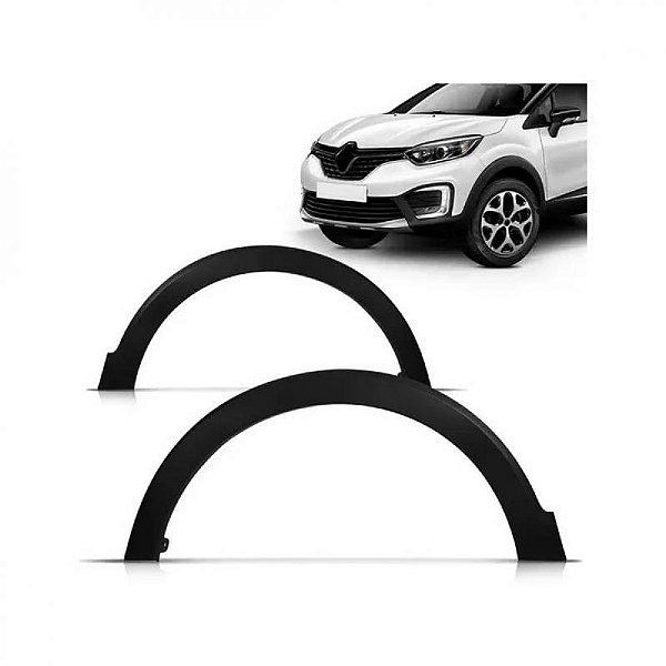 Moldura do vão de roda captur renault de 2017 a 2024 dianteira lado direito