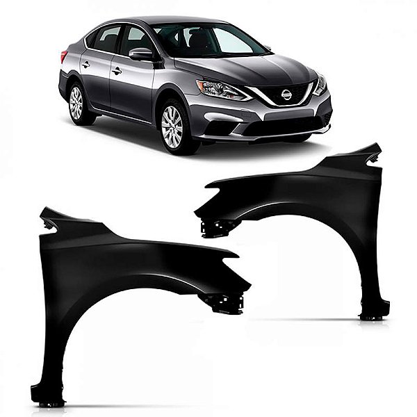 Para lama sentra nissan de 2017 a 2020 lado esquerdo sem furo