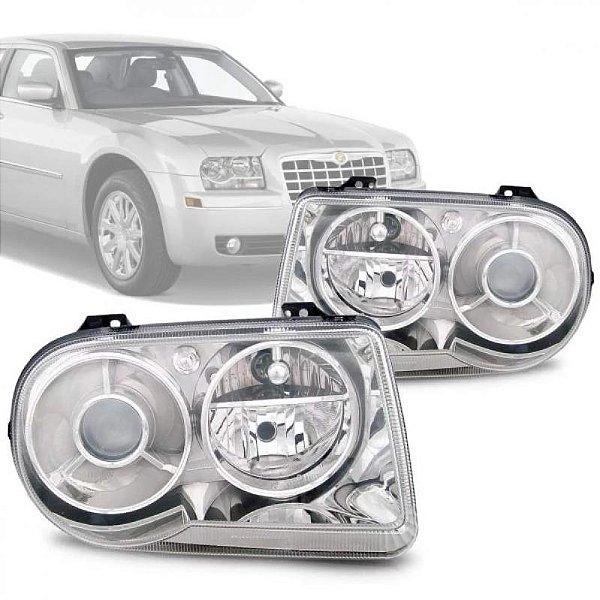 Farol 300c chrysler de 2004 a 2010 lado direito elétrico com xenon de descarga de alta intensidade