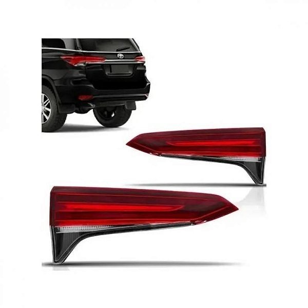 Lanterna hilux sw4 toyota de 2016 a 2020 traseira da tampa do porta malas lado esquerdo com LED