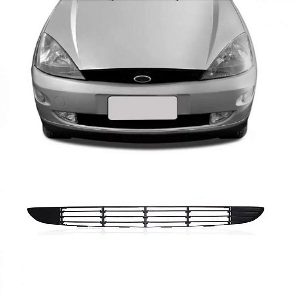 Grade do para choque focus ford de 1998 a 2003 dianteira central sem furo