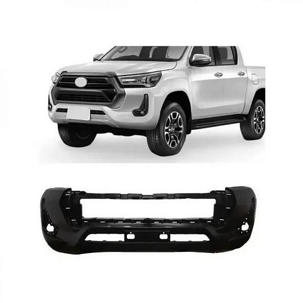 Para choque hilux toyota de 2021 a 2025 dianteiro picape cabine dupla